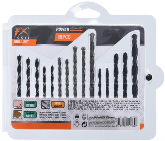 FX Tools Bohrer Set 15-teilig