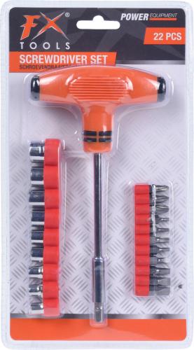 FX Tools T-Handschraubendreher 22-teilig