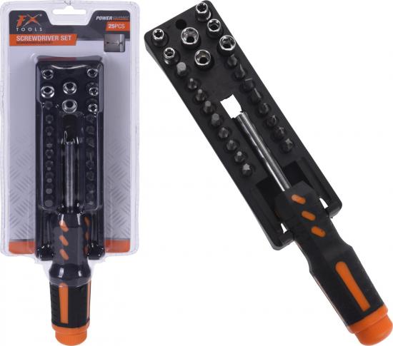 FX Tools Schraubenzieher 24-teiliges Set mit Bits