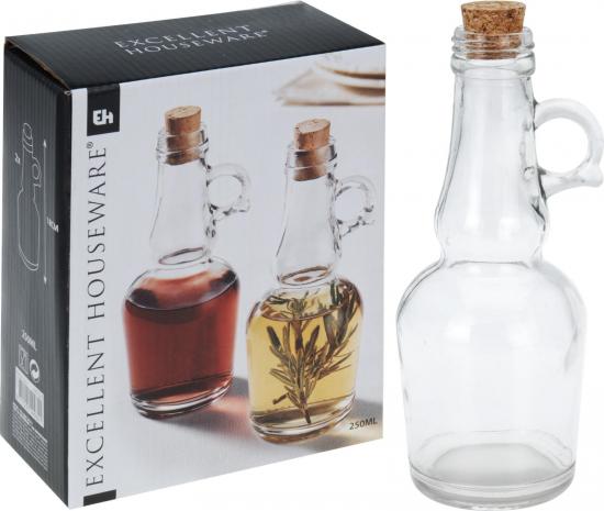 Ultra Clean  �l/Essig Set aus Glas 7x18 cm