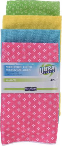 Ultra Clean Putztuch aus Microfaser 40x48 cm 4 St�ck im Set