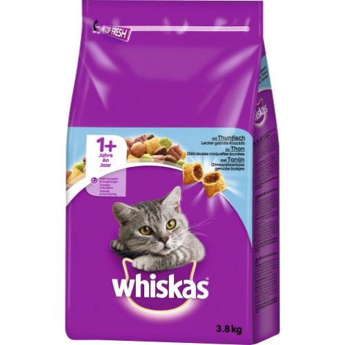 Whiskas 1 + mit Thunfisch trocken 3,8kg Beutel