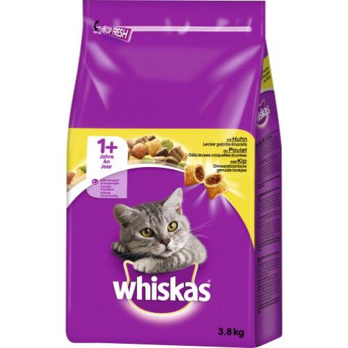 Whiskas 1 + mit Huhn trocken 3,8kg Beutel