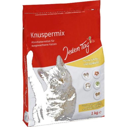 Jeden Tag JedenTag Katze trocken Huhn + Ente + Gem�se 1kg Beutel