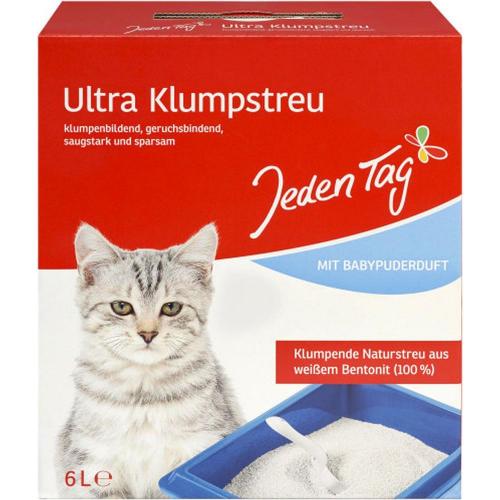 Jeden Tag  JedenTag Ultra Klumpstreu Naturstreu 6 Liter Beutel