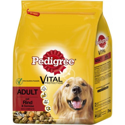 Pedigree adult Rind + Gem�se 3kg Beutel