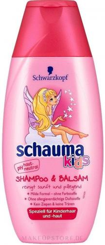 Schwarzkopf Schauma Kids Shampoo + Balsam fr Mdchen Vegane Formel 250ml 