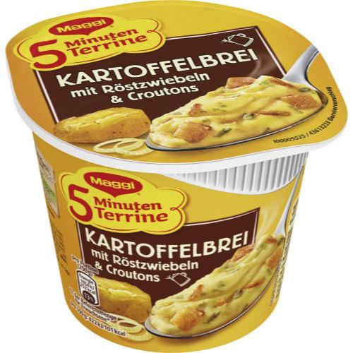 Maggi 5min Terrine Kartoffelbrei Zwiebeln 56g Becher