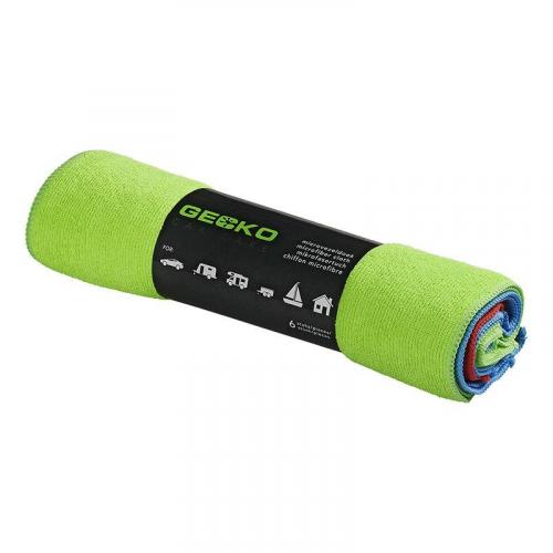 Gecko Microfasert�cher Reinigungst�cher Autopflege 6er Pack 40x30cm 
