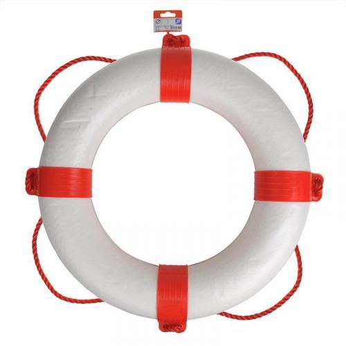 Seilflechter Bootsring 550mm, wit rot