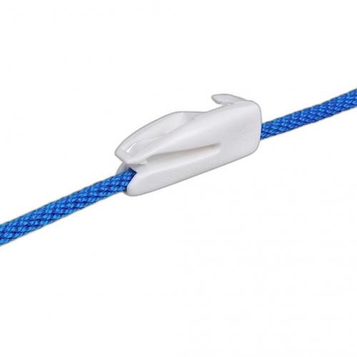 Seilflechter Fenderhaken Kunststof f�r Reling 6-8mm, wei�