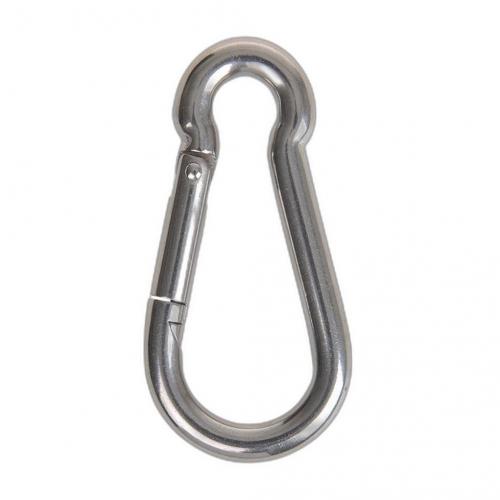 Seilflechter Karabiner 8x80mm, A4 RVS AISI 316, 870 daN
