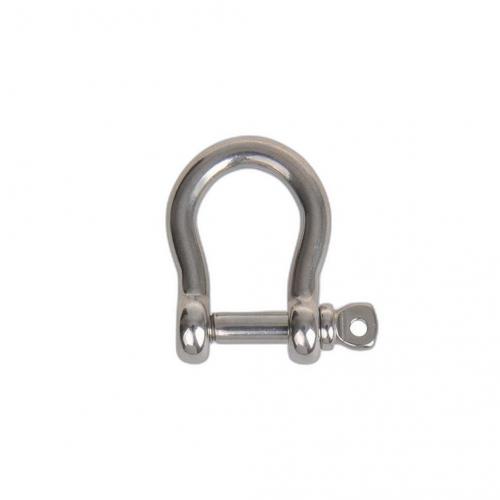Seilflechter Geschweifte Schkel 6mm, A4 RVS AISI 316, 1.500 daN