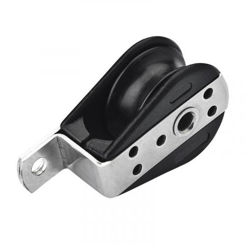 Seilflechter Deck Block, 6mm, einscheibig, geschlossen, kugel gelagert, 700 daN