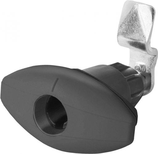 Safe-tec Elipse Drehspann klein - Ausf�hrung: schwarz, FF HSC Zylinder