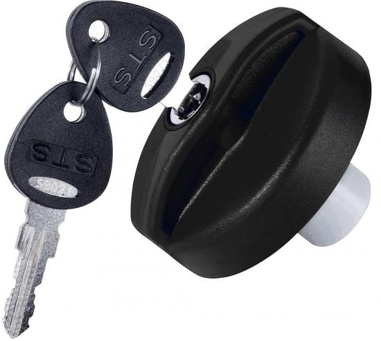 Safe-tec Tankdeckel mit Bel�ftung - Farbe: schwarz