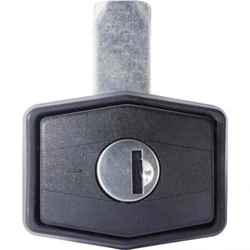 Safe-tec Klappenschloss rechteckig 1 St�ck - Farbe: fiat-bianco-wei�