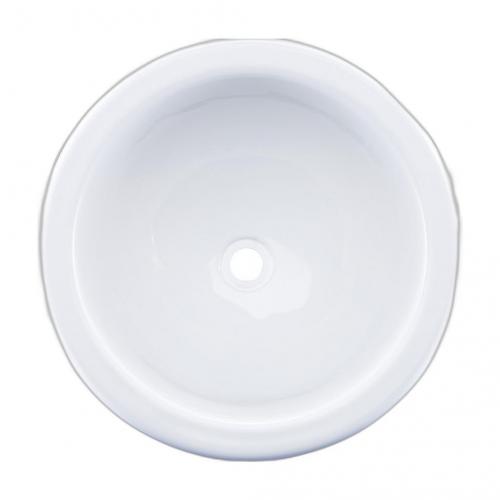 Camping Einlegemulde Rund Wei�-Gl�nzend f�r K�che und Sanit�r von Comet