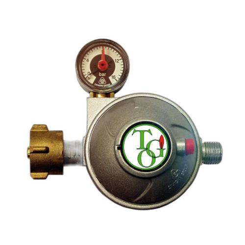 Camping Profi Sicherheitsregler 50 mbar mit Manometer