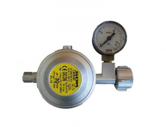 Gok Niederdruckregler 30mbar 1,5 kg/h