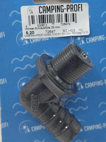 Camping Profi Winkel-Schraubtlle 25 mm