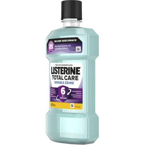 Listerine Total Care Sensible Z�hne 600ml Flasche