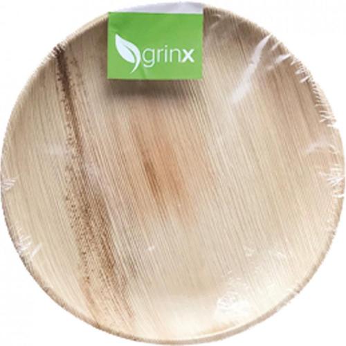 grinx ko Palmblatt Teller rund 23cm 5er