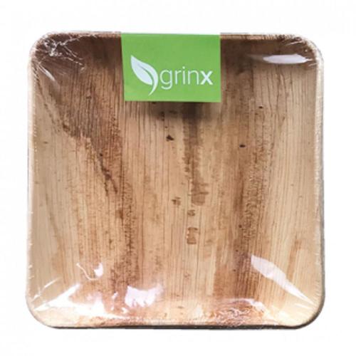 grinx �ko Palmblatt Teller Quadratisch 20x20x2cm 5 St�ck