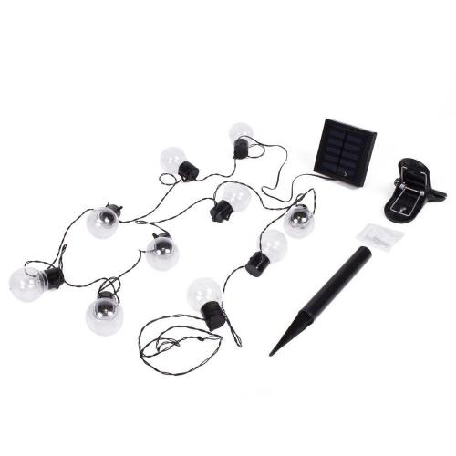 Markenlos Led Lichterkette 10 St�ck 6 m ip44 Solar 1000 mAh