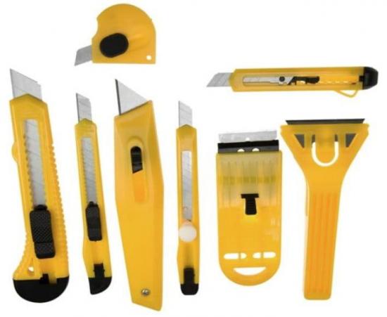 Markenlos Tapetenmesser Schabermesser 8-teiliges Set