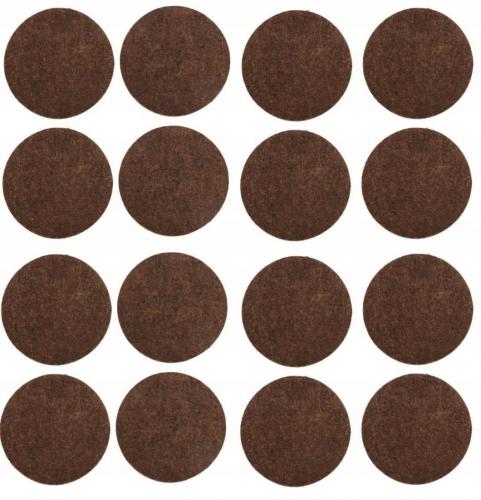 XL-Tools M�belfilz Filzgleiter 22mm 16 St�ck braun
