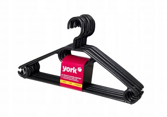 york Kleiderbgel aus Kunststoff, 9 + 1 frei drehbar