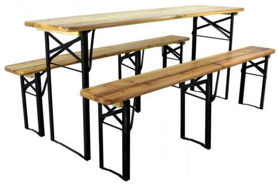 Unbekannt Garden Bar Biergarnitur-Set Klapptisch