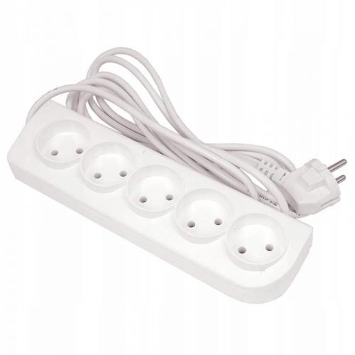 ADGO Haushaltsverlngerungskabel 5 m mit 5 Steckdosen