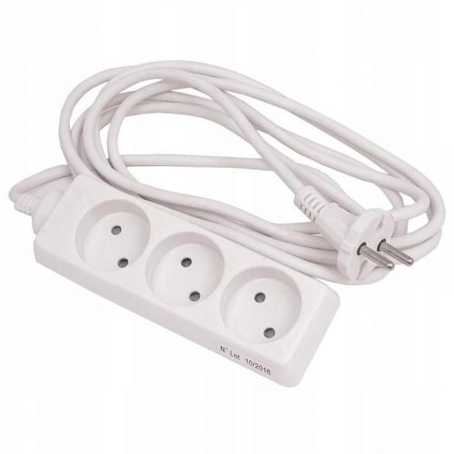 ADGO Haushaltsverlngerungskabel 1,5 m 3 Steckdosen