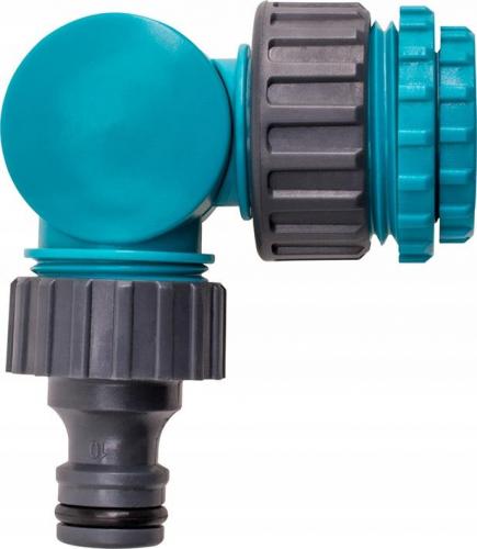 JUFISTO Einstellbare Hahnverbindung mit 1/2 x 3/4 x 1