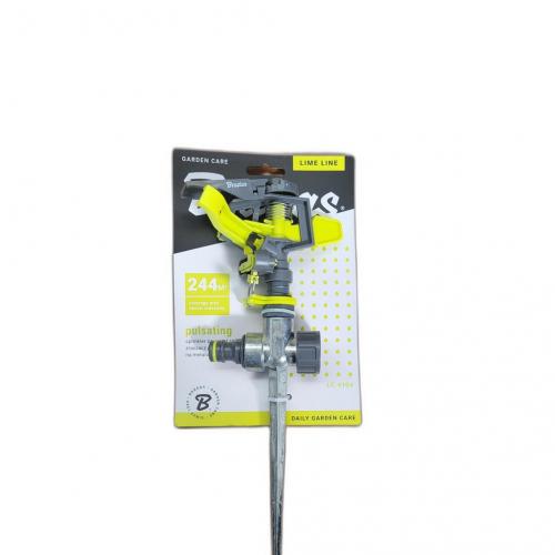 bradas Gartensprinkler aus gepulstem Metall mit Spike