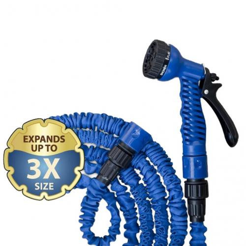 bradas Ausziehbarer Gartenschlauch 5-15m Pistole blau