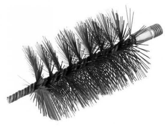 B�rste f�r den Kaminofen an einem Putzstock 80 mm
