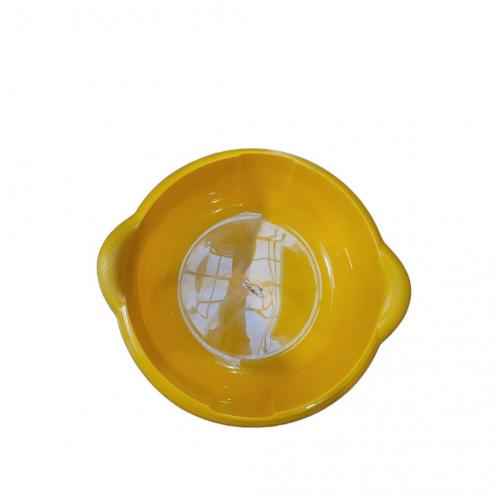 Artgos Sch�ssel 8 l runde Kunststoff zuf�llige Farbe rot/gelb