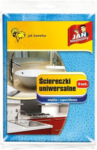 JAN NIEZBĘDNY Stoff universelles super saugfhiges Tuch 5 Stk