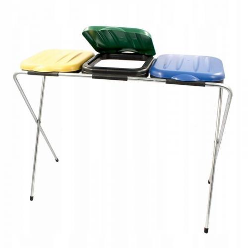 Mlltrennbehlter, 3-Kammer-Sortierung