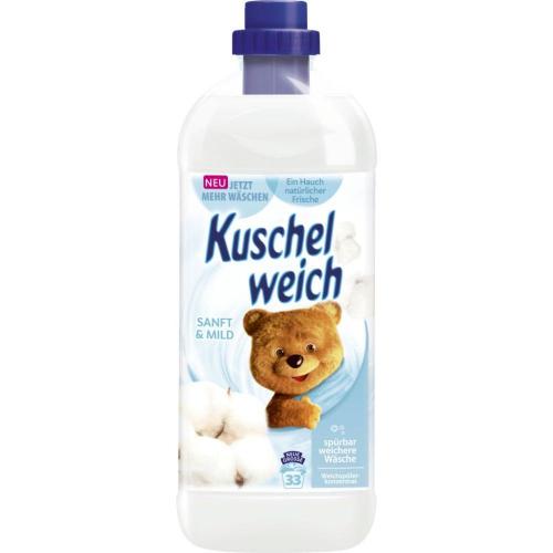 Kuschelweich sanft + mild 33 Waschladungen Flasche