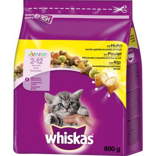 Whiskas Junior 2-12 Monate mit Huhn 800g