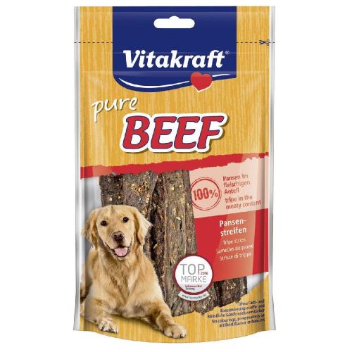 Vitakraft Pure Beef Pansenstreifen 80g Beutel
