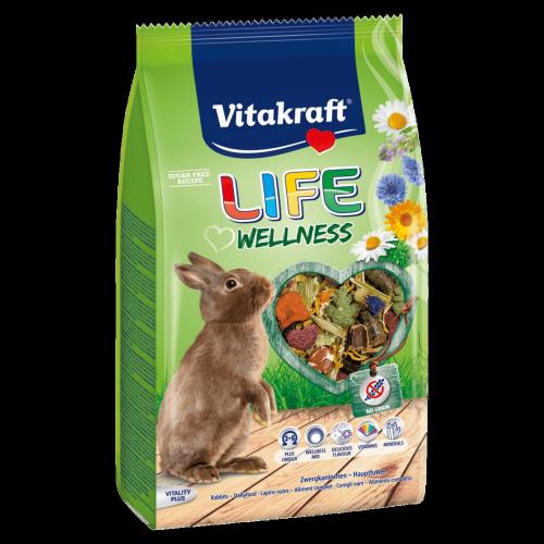 Vitakraft Life Wellnessfutter Zwergkaninchen Hauptfutter 600g Beutel