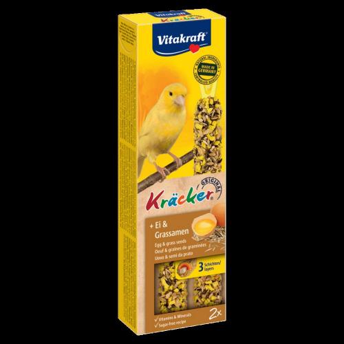 Vitakraft Krcker Ei & Grassamen Kanarien 2er Pack