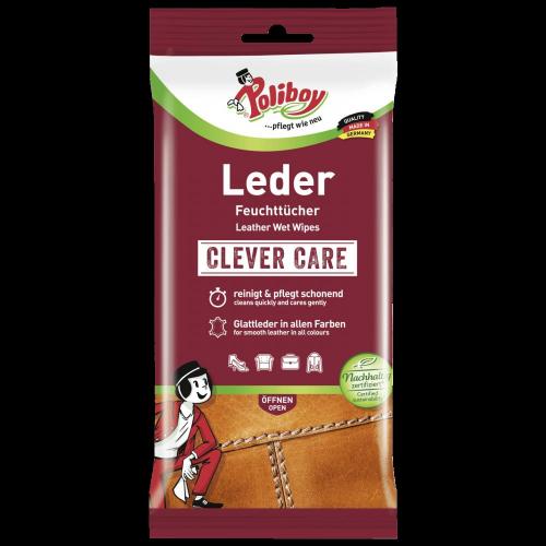 Poliboy Leder Pflege Feuchtt�cher 20er Pack