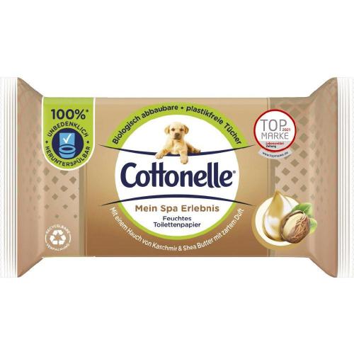 Cottonelle feuchtes Toilettenpapier Spa Erlebnis Shea Butter42er Pack
