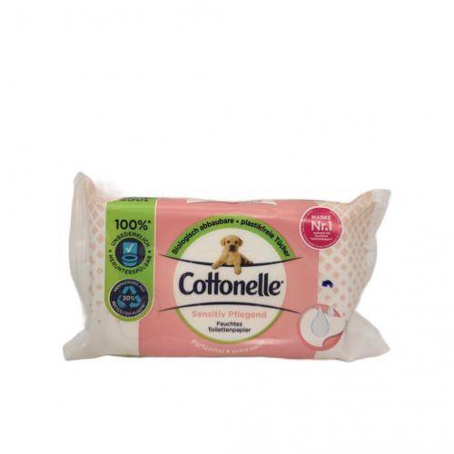 Cottonelle feuchtes Toilettenpapier Sensitive Nachfller 42er Pack
